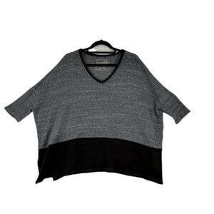 We the Free Waffle Knit Grey Oversized Women's